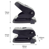 Rapesco ECO 2-Hole Punch (20 Sheet) – Black (Pack 3)